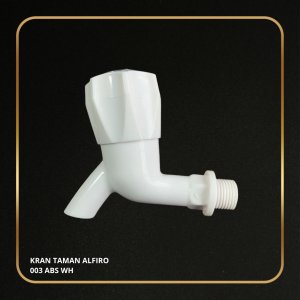 Kran Taman Alfiro 003 ABS WH – Bodi Plastik, Cartridge Tahan Lama, Harga Ekonomis