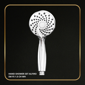 Hand Shower Set Alfiro SM F5 1.5 CH WH