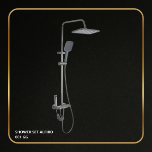 Shower Set Alfiro 001 GG - Set Shower Lengkap, Multifungsi Sesuai Kebutuhan.