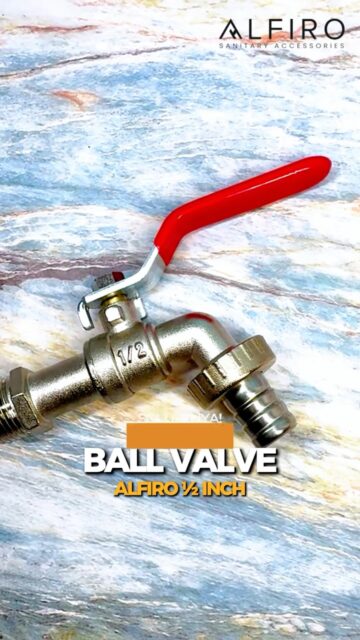 💧 Aliran air lebih lancar, buka-tutup lebih ringan! Ball Valve Alfiro 1/2 Inch hadir dengan material berkualitas yang kuat, tahan lama, dan cocok untuk berbagai instalasi air di rumah maupun proyek.

✅ Kuat & anti bocor
✅ Putaran halus
✅ Awet untuk penggunaan jangka panjang

Dapatkan sekarang dan lengkapi kebutuhan plumbing Anda bersama Alfiro!

#AlfiroSanitary #BallValveAlfiro #BallValve #KranAir #PerlengkapanRumah